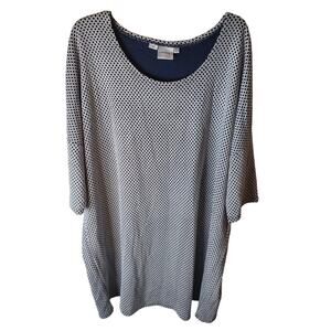 Junarose Shift Dress, Geometric Pattern, XXL